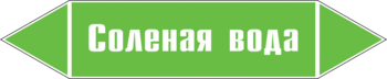 Маркировка трубопровода "соленая вода" (пленка, 716х148 мм) - Маркировка трубопроводов - Маркировки трубопроводов "ВОДА" - магазин "Охрана труда и Техника безопасности"